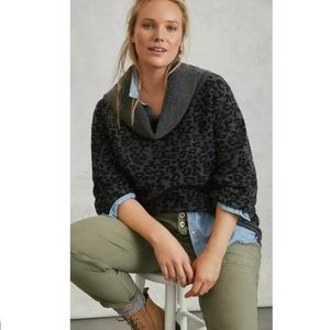 Anthropologie × Emmy Cowl Neck Tunic Sweater Size 2X